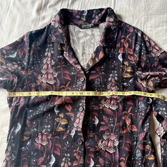 Disturbia Foxglove Midi Shirt-Dress US Size 8 - Picture 5 of 7